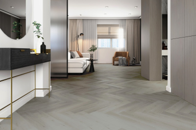 Кварцевый ламинат Home Expert Паркет Дуб Баварский лес 33-69W906